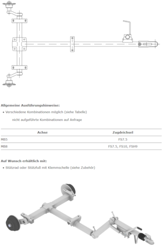 T-Fahrgestell ungebremst der Schlegl GmbH